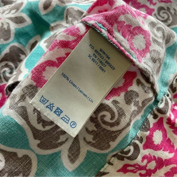 Boden Empire Linen Dress - Picture 4 of 5